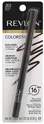 

Revlon Colorstay Eyeliner Pencil Brown 203 0.01 Oz Pack Of 2 10 ml(Black)