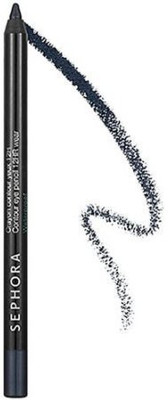 

Sephora Contour Eye Pencil 12Hr Wear Waterproof 0.04 Oz Suede Shoes Petro Blue By Coco Shop 10 ml(Black)