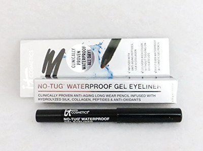 

It Cosmetics No Tug Waterproof Gel Eyeliner Black Brown 0.35G 0.012Oz Travel Size 10 ml(Black)