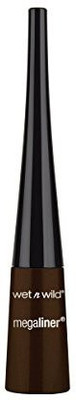 

Wet n Wild Megaliner Liquid Eyeliner Dark Brown 0.118 Fluid Ounce Pack Of 3 10 ml(Black)