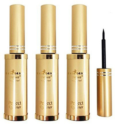 

Italiadeluxe Perfect Liquid Eyeliner Waterproof 3Pc Set 10 ml(Black)