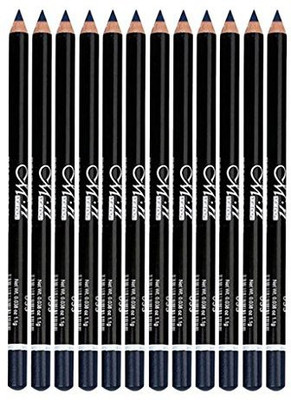 

Baoblaze 12 Pcs Waterproof Eye Liner Pencil Eyebrow Lip Beauty Pencils Long Lasting Cosmetic Make Up Set Navy Blue 35# 10 ml(Black)