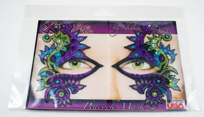 

Xotic Eyes Peacock Mask Glitter Professional Eye Make Up Costume Accessory 10 g(Multicolor)