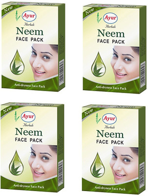 

ayur Neem face pack 100gm (pack of 4)(400 g)