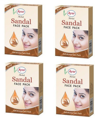 

ayur Sandal face pack 100gm (pack of 4)(400 g)