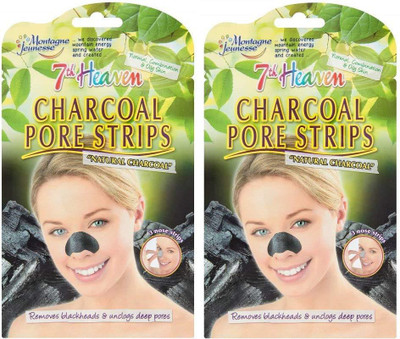 

Montagne Jeunesse Charcoal Pore Strips Pack Of 2(20 ml)