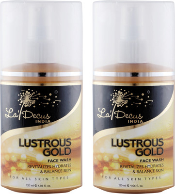 

La'Decus Lustrous Gold Face Wash Combo Pack of 2-120ml each Face Wash(240 ml)