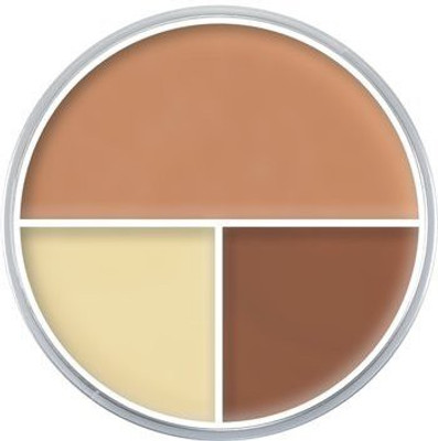 

Kryolan 9013 Ultra Foundation Trio Face Makeup C Foundation(Brown)