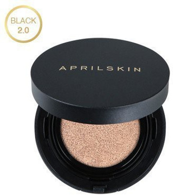 

April Skin Magic Snow Cushion Black 2.0 15G (21 Light Beige) Foundation(Brown)