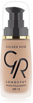 

Golden Rose Matte Long Wear Oil Free Foundation With Spf 15 09 Toffee Foundation(Brown)