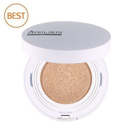

April Skin Magic Snow Cushion White Spf50+ Pa+++ 15G 23 Foundation(Brown)