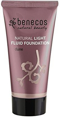 

Benecos Natural Light Foundation, Reduce Redness And Dark Circles, For Fair Skin Tone (Dune) Foundation(Brown)