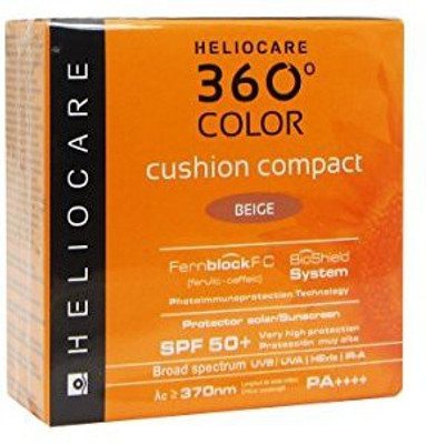 

Heliocare 360 Color Cushion Compact Spf50+ 15G Beige Foundation(Brown)