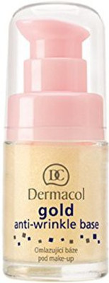 

Dermacol Gold AntiWrinkle Make Up Base Rejuvenating & Smoothing MakeUp Base With Active Gold 15Ml 0.53 Oz Foundation(Brown)