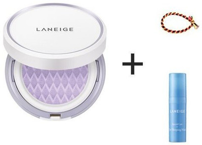 

Laneige Skin Veil Base Cushion Spf22 Pa++ #40 Light Purple 0.53Oz(15G) + Refill 0.53Oz(15G) + Eye Sleeping Mask 0.17Oz(5Ml) Foundation(Brown)
