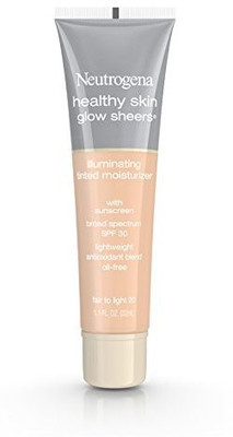 

Neutrogena Healthy Skin Glow Sheers Broad Spectrum Spf 30, Fair To Light 20, 1.1 Oz., (Pack Of 2) Foundation(Brown)
