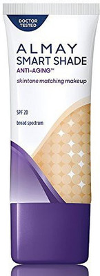 

Almay Smart Shade Anti-Aging Skintone Matching Makeup, Light Medium, Mine Foundation(Brown)