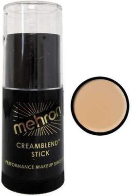 

Mehron Makeup Creamblend Stick, Ivory Bisque - .75Oz Foundation(Brown)