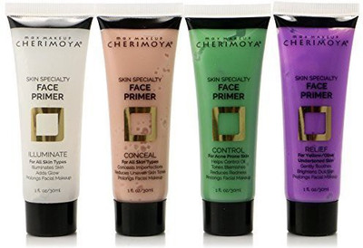 

Cherimoya 4Pc Skin Specialty Face Primer Set Of 4 Colors Prm400 Foundation(Multicolor)