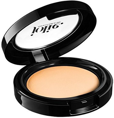 

Jolie Cosmetics Baked Hydrating Powder Foundation - Ultra Smooth Velvety Finish (Light/Medium) Foundation(Brown)