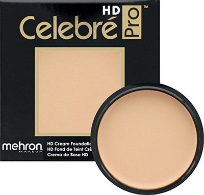 

Mehron Makeup Celebre ProHd Cream Face & Body Makeup .9 Oz Ivory Bisque Foundation(Brown)