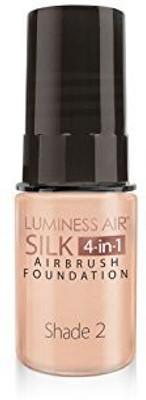 

Luminess Air Airbrush Silk 4-In-1 Finish Foundation, Shade 2, 0.25 Oz Foundation(Brown)