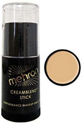 

Mehron 75Oz Light Buff Cream Blend Stick Makeup Creamblend Stick Foundation(Brown)