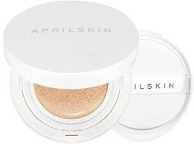 

April Skin Magic Snow Cushion White (22 Pink Beige) Foundation(Brown)