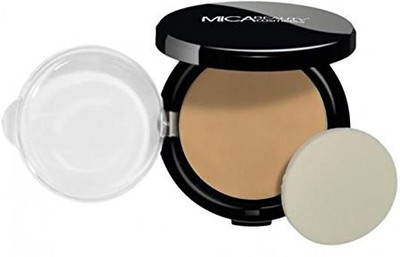 

Mica Beauty Mineral Make Up Flawless Pressed Foundation #Mfp5 Cappucino 9G + Travel Size Loose Foundation 2.5G Foundation(Brown)