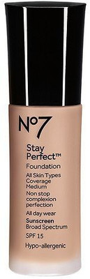 

Boots No7 Stay Perfect Foundation (Cool Beige) Foundation(Brown)