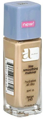 

Almay Line Smoothing Makeup Spf15 160 Naked Foundation(Brown)