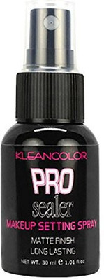 

Kleancolor (3 Pack) Pro Sealer Makeup Setting Spray - Matte Finish Foundation(Brown)