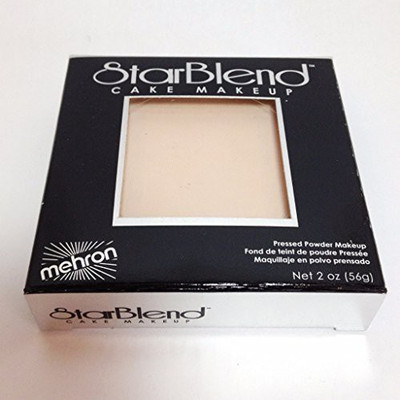 

Starblend Mehron Cake Makeup Ivory Bisque Tv2 2 Oz. Wet Dry Foundation(Brown)