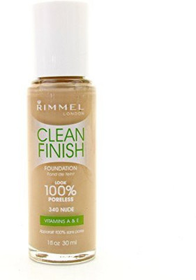 

Rimmel London Pack 2 Rimmel Clean Finish Foundation 340 Nude Foundation(Brown)
