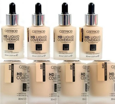 

Catrice Hd Liquid Foundation - High & Natural Coverage | Vegan | 010 Light Beige Foundation(Brown)