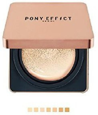 

Pony Effect Cover Stay Cushion Foundation + Refill Spf50+ Pa+++ Matte Ice Effect 13 Fair Foundation(Brown)