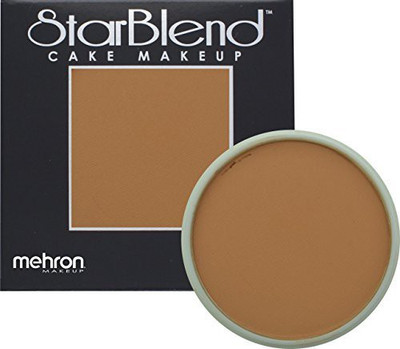 

Mehron Makeup Starblend Cake Makeup Light Khaki 2Oz Foundation(Brown)