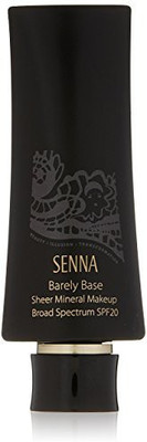 

Senna Cosmetics Barely Base Sheer Mineral Makeup, Light Foundation(Brown)