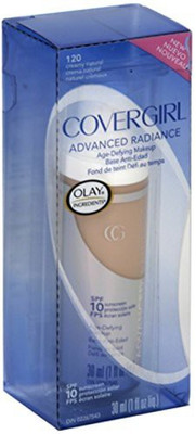 

Cover Girl Advanced Radiance Liquid Makeup Creamy Natural 120 2 Pk Foundation(Brown)