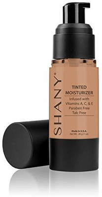 

Shany Cosmetics Shany Tinted Moisturizer - Paraben Free/Talc Free - Glimmer Me, 1 Ounce Foundation(Brown)