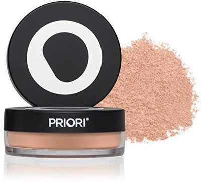 

Priori AllNatural Mineral Loose Powder Foundation Spf25 With 30 Antioxidants Physical Sunscreen Skin Foundation(Brown)