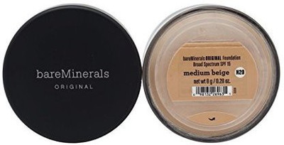 

Bare Escentuals Face Care 0.28 Oz Bareminerals Original Spf 15 Foundation - # Medium Beige For Women Foundation(Brown)
