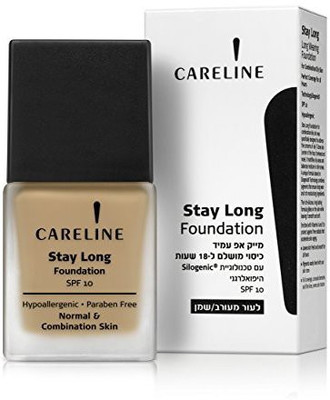 

Careline Stay Long Make-Up Spf10 Water Proof For 18Hrs (601 Light) Foundation(Brown)