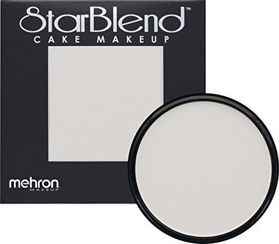 

Mehron Makeup Starblend Cake Makeup Moonlight White 2Oz Foundation(Brown)