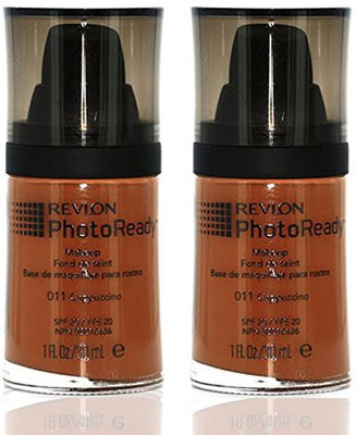 

Revlon Photoready Airbrush Effect Cappuccino Foundation Make Up 2 Per Case. Foundation(Brown)