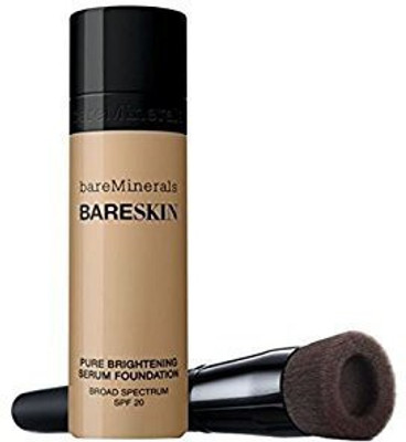 

Bare Escentuals Bareminerals Bareskin Kit Perfecting Face Brush And Pure Brightening Serum Foundation Bare Beige Foundation(Brown)