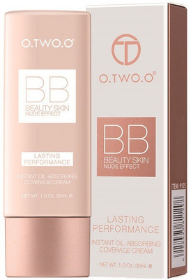 

O.TWO.O 9125-NC24 (Natural) : Waterproof Perfect Full Cover BB Cream - Nude Perfect, Lasting Performance Foundation(NC24-Natural)