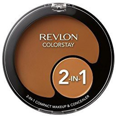 

Revlon Colorstay 2-In-1 Compact Makeup & Concealer, Cappuccino Foundation(Brown)