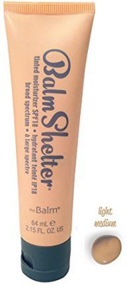 

The Balm Balmshelter Tinted Moisturizer Spf 18, Light/Medium, 64Ml 2.15 Fl. Oz. Foundation(Brown)