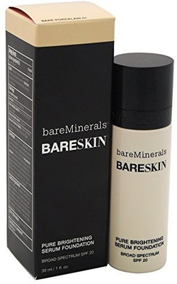 

Bare Escentuals Bareminerals Bareskin Pure Brightening Serum Foundation Spf 20, Bare Porcelain 01, 1 Ounce Foundation(Brown)